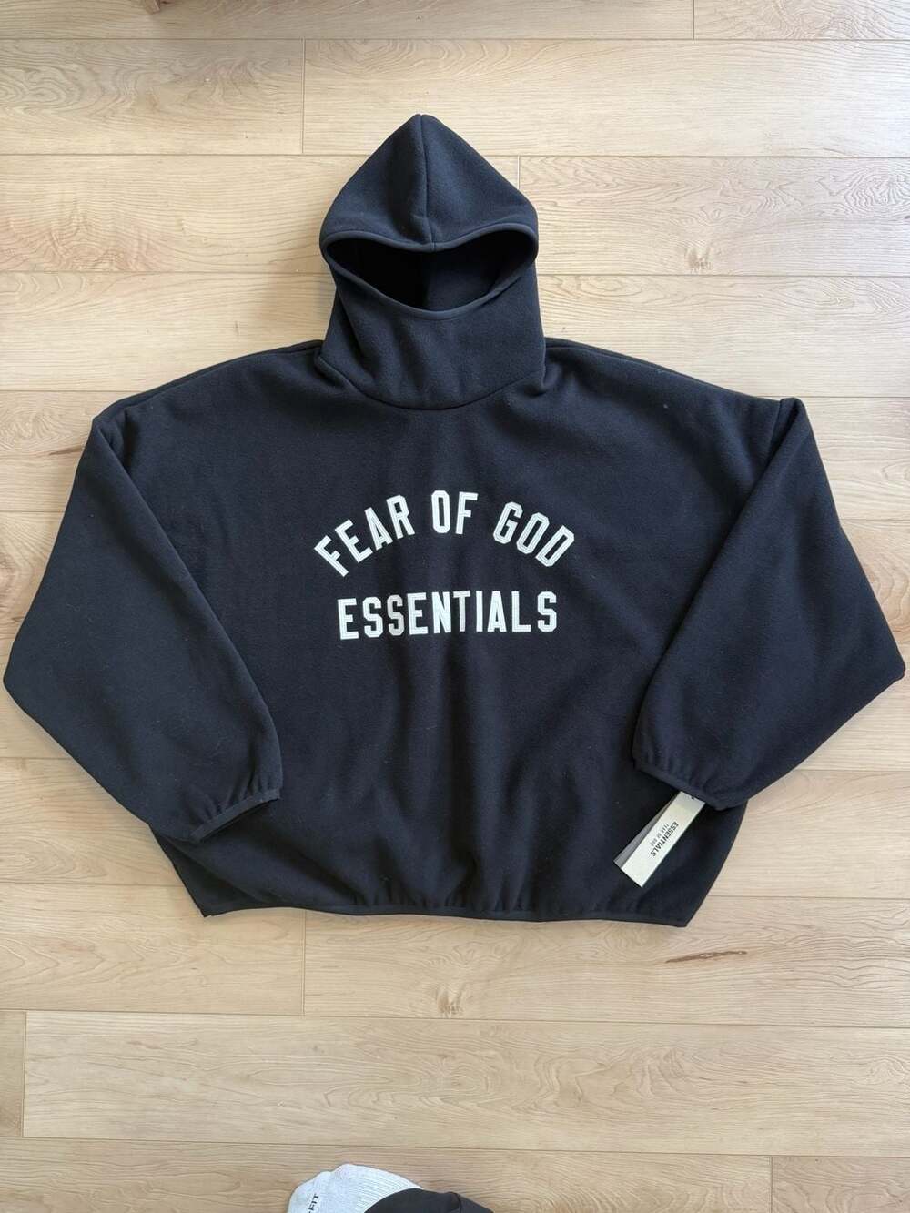 Fear of God Essentials 90s Hoodie Size XL/TG Black Fleece